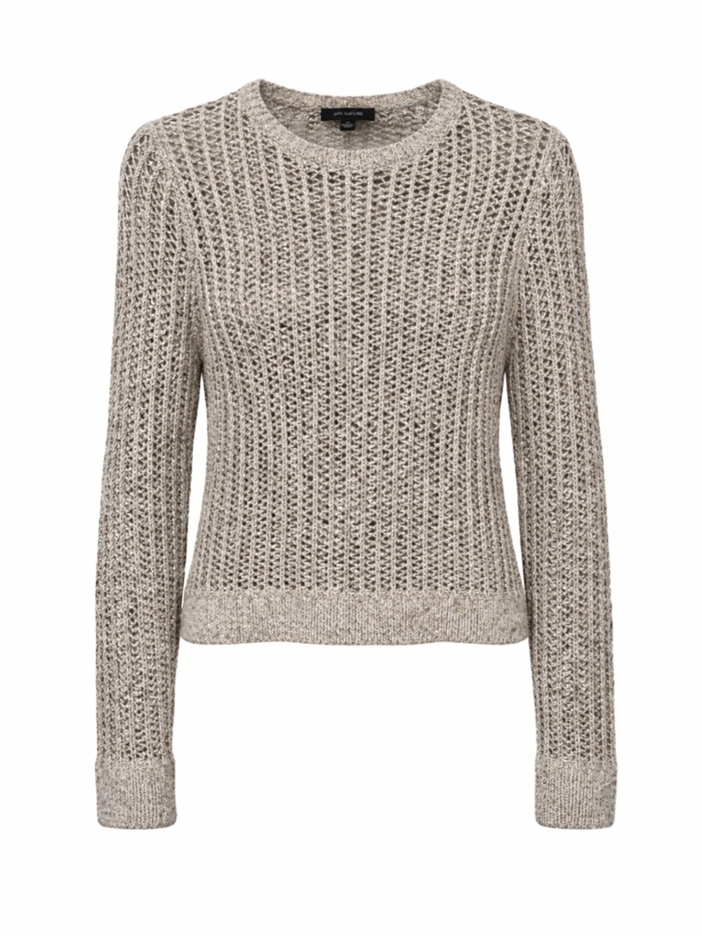 Ann Taylor tan open knit sweater, small